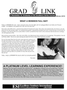 Excellence Seminars Grad Link
